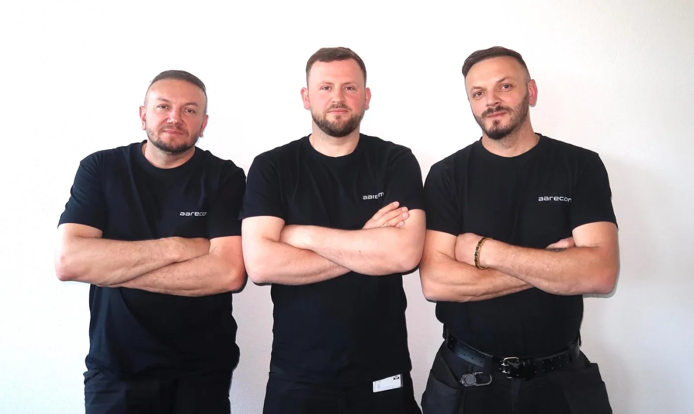 Die drei Teamleiter FTTH Inhouse von Aarecom AG